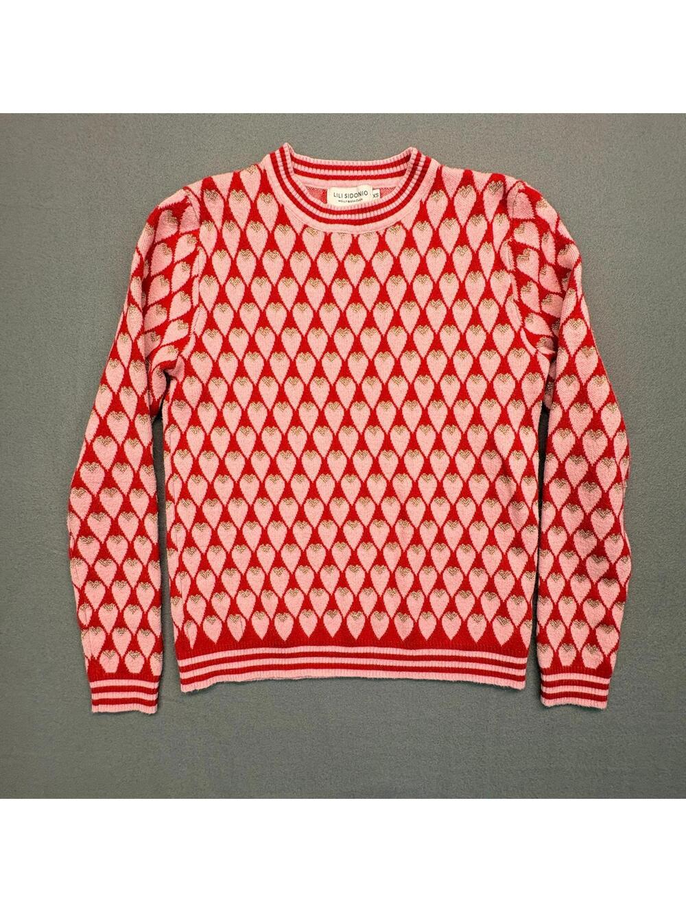 Lili Sidonio by Molly Bracken Heart Sweater XS